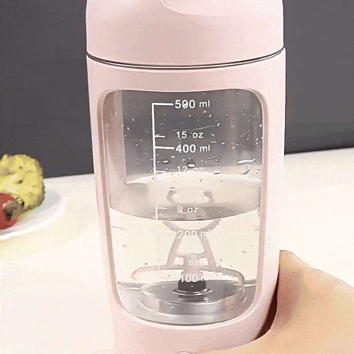 Electric Protein Shaker Cup with Powder Storage