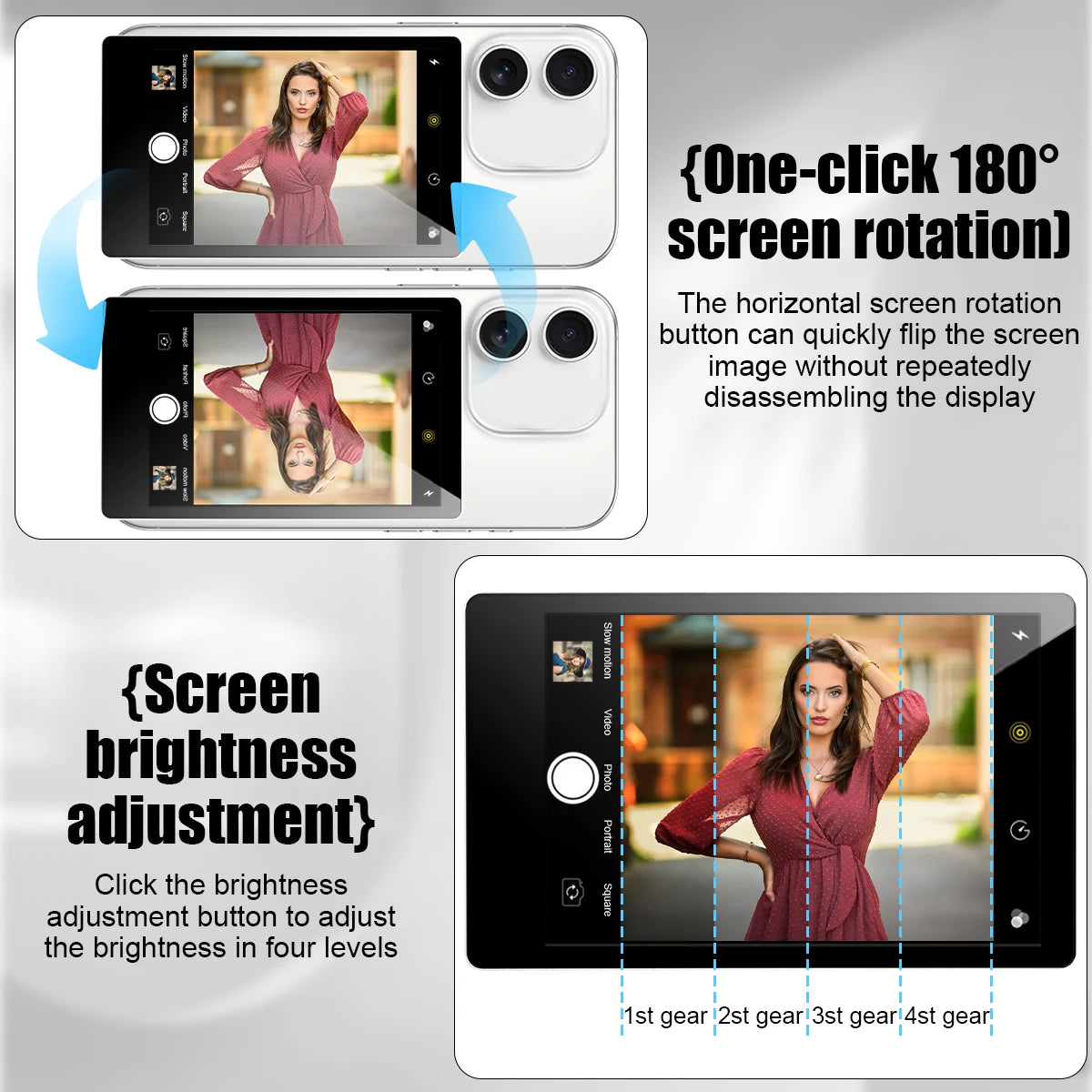 Selfie Monitor Screen for iPhone