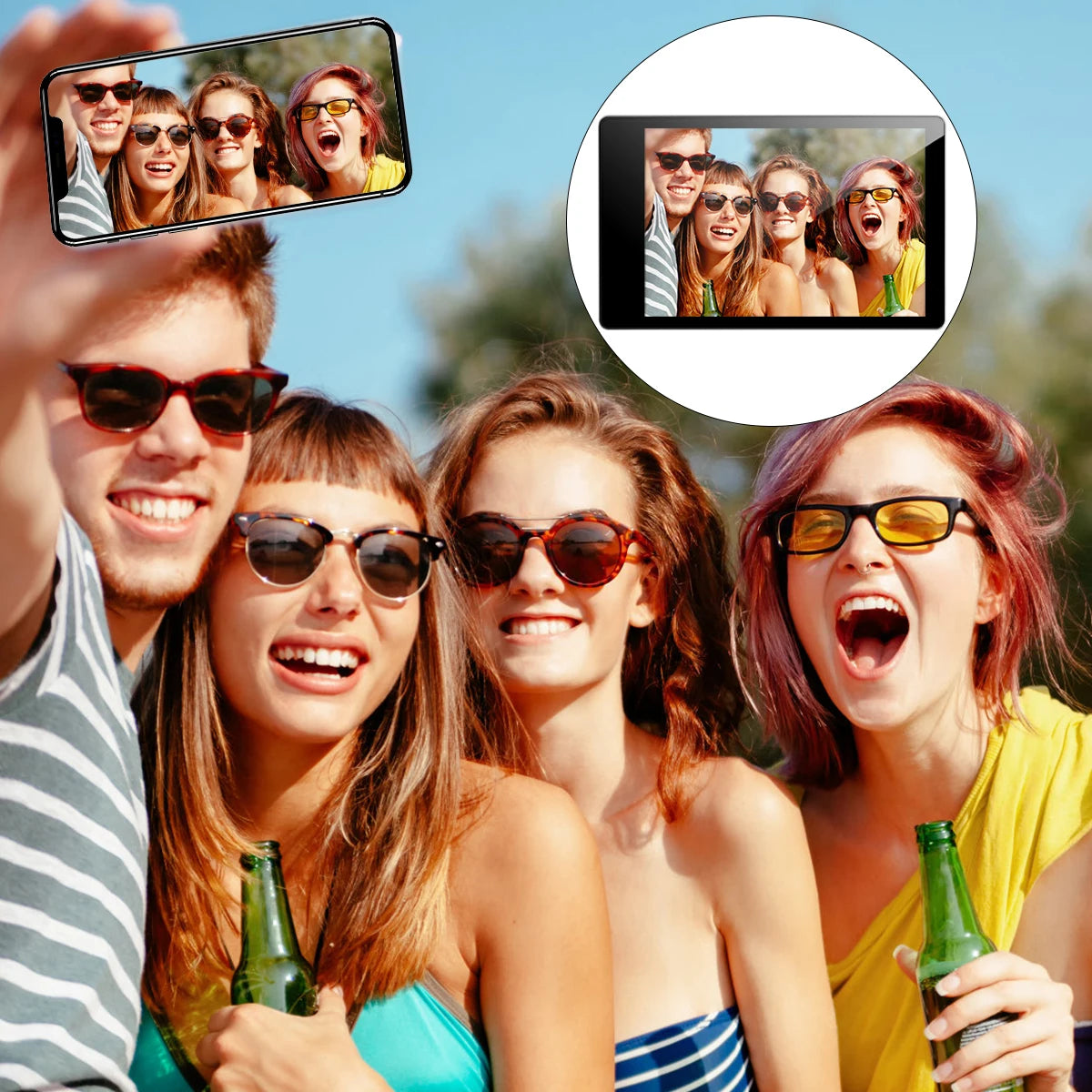 Selfie Monitor Screen for iPhone